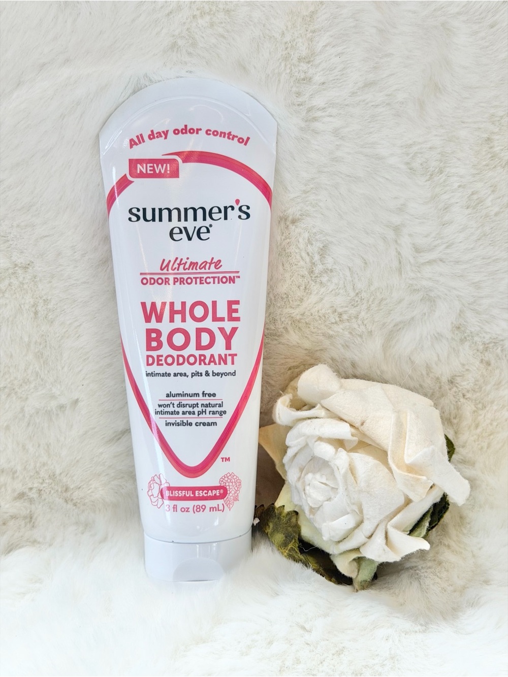 Summers Eve Whole Body Deodorant Cream -Ultimate Odor Protection “BLISSFULL ESCA